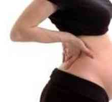Bolečine v spodnjem delu hrbta v zgodnji nosečnosti