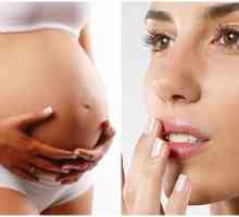 Herpes na ustnicah med nosečnostjo