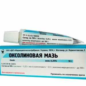 Oksolinska mazilo: indikacije za uporabo
